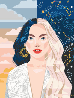 ФРЕЯ PKZ/PMZ-073 Набор для раскрашивания по номерам (на картоне) 40 х 30 см Гармония сфер