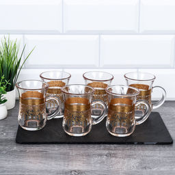 Кружка чайная 6 штук 150 мл восточная форма / А-1 /уп 16/ - Галеонтрейд фото 2