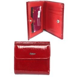 Кошелек женский натуральная кожа Henghuang-AE 209, 4отд, 6карм, красный SALE 250234