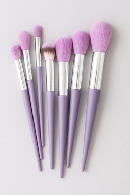 Набор кистей для макияжа "Magic 13", 13 кистей, purple