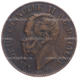 Монета 1 чентезимо 1867 года M Италия