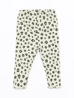 Bisiklet Yaka Uzun Kollu Minnie Mouse Bask?l? K?z Bebek Sweatshirt ve Tayt 2li Tak?m - Waikiki фото 3