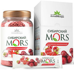 Морс клюквенно-земляничный - стики