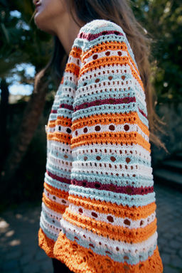 CHAQUETA PUNTO POINTELLE RAYAS / Multicolor - Zara фото 4