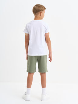 Шорты для мальчика цвета хаки - Kogankids фото 8