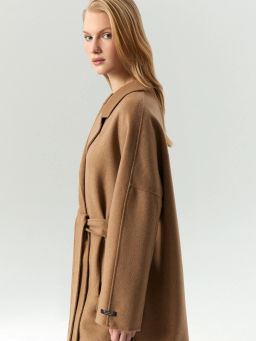 ЕМКА / Полупальто-халат из шерсти double-face - Emka фото 6