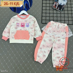 Костюм для девочки с рисунком