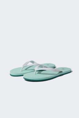 Erkek Duz Taban Slip On Suni Deri Parmak Aras? Terlik