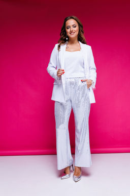 Жакет AURA 1085-164 белый  фото 6