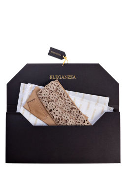 Перчатки женские ш/п F-0160 l.taupe - Eleganzza фото 23