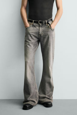 JEANS FLARE FIT / Gris - Zara фото 2