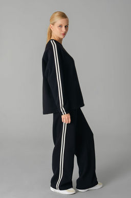 Арт. 2918 Костюм женский с начесом 46-54 (5 шт) Цвет:черный