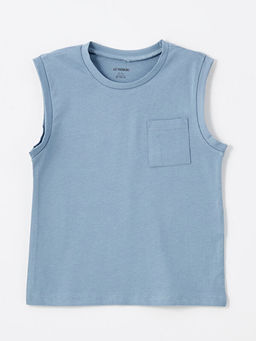 Bisiklet Yaka Erkek Bebek Atlet