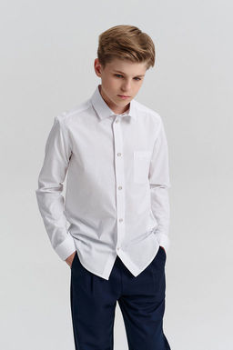 PELICAN, сорочка верхняя для мальчиков, Белый