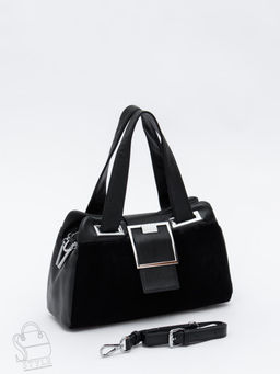 Сумка женская кожаная 1917-1YF black Polina&Eiterou