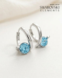 Серьги с кристаллами Swarovski