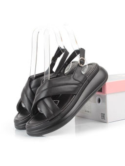 08-PEE37-2 BLACK Босоножки женские (натуральная кожа) - Фабричный китай фото 13