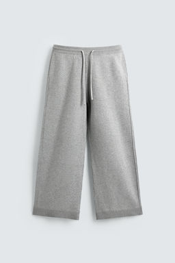 KNITTED WIDE-LEG TROUSERS - Zara фото 8