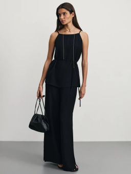 Топ из вискозы на завязках / Zarina  фото 2