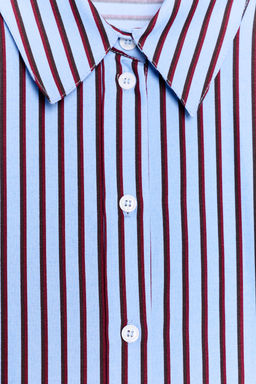 CAMISA OXFORD RAYAS / Rojo / Negro - Zara фото 8