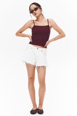 Top de tirantes con ribete de encaje - H&m фото 8