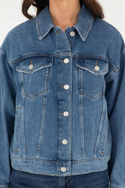 Женская синяя джинсовая рубашка Неожиданная скидка в корзине - U.s. polo assn фото 6