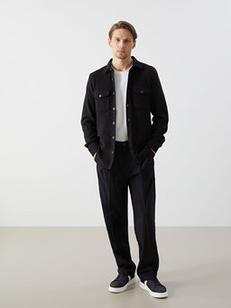 Regular Fit Uzun Kollu Erkek G?mlek Ceket