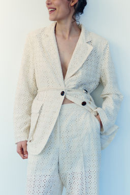 Pantal?n sastre con bordado ingl?s - H&m фото 5