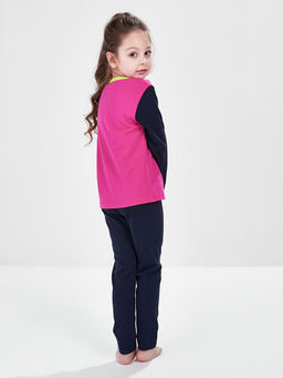 Пижама для девочки UD 1056 малиновый