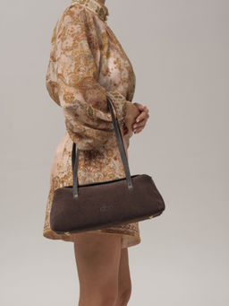 Сумка багет Raduy DBR 31127 коричневый шоколад