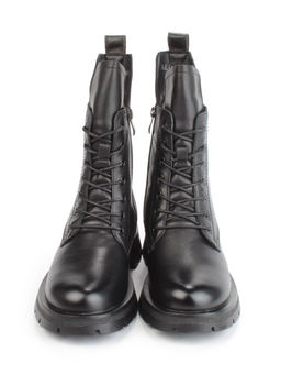 04-A917-1M BLACK Ботинки зимние женские (натуральная кожа, натуральная шерсть) - Фабричный китай фото 5