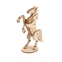 REZARK NIZ-21 Серия Живая природа Пазл 3D 45 элемент. Лошадка