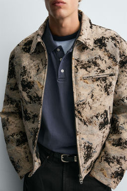TEXTURED JACQUARD JACKET - Zara фото 5
