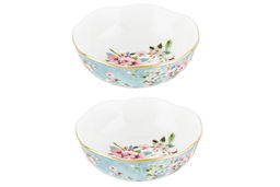 Розетка д/варенья 2 пр. 9,5*9,5*3 см 120 мл Яблоневый цвет на голубом NEW BONE CHINA - Elan gallery фото 17