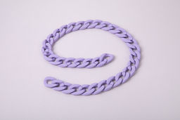 Gamma MPE-03 Цепочка для сумки, пластик 60 см 1 шт. №18 сиреневый