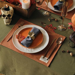 Набор салфеток Этель Kitchen, цвет оранжевый, 30х40 см - 2 шт, 100% хлопок, саржа 220 г/м2  фото 7