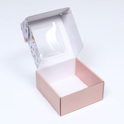 Цена за 5 шт. Коробка самосборная, с окном, Великолепие 19 х 19 х 9 см - UPAK LAND фото 4