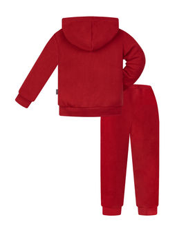Костюм детский флисовый красный 7043г(ш) (110, 60)