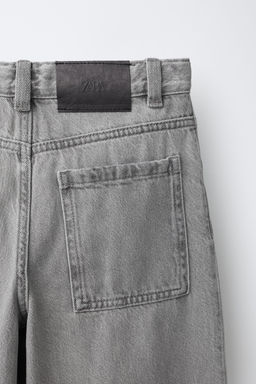 DENIM BAGGY RELAXED / Gris - Zara фото 4