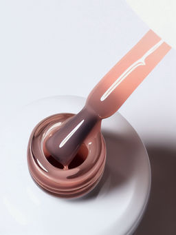 База камуфлирующая для ногтей, трехфазная, 15 мл, LED/UV, бежевая (CNP022) - Qf фото 4