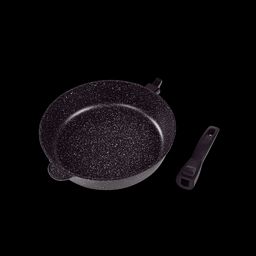 Сковорода 28 см, черная - Ярославна фото 4