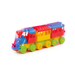 Конструктор - Паровоз с двумя вагонами - Полесье фото 6