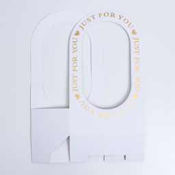 Коробка-переноска для цветов Для тебя 22 12 38 см, белая - Simaland фото 4