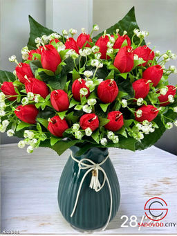 Искусственные цветы, 38 см.