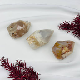 Свеча из Цветочного Агата - Радуга самоцветов фото 3