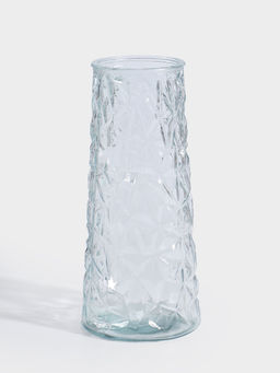Ваза стекло настольная "Берт" 24х10,5 см, прозрачный