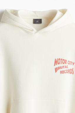 Sudadera con capucha y estampado Oversized Fit - H&m фото 6