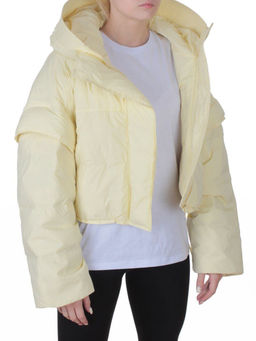 9518 YELLOW Куртка пуховая зимняя женская (пух)