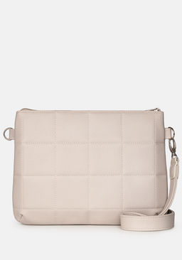 Сумка женская L-Craft светло-бежевая из экокожи