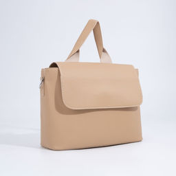 Сумка-мессенджер на клапане, цвет бежевый - Simaland фото 3